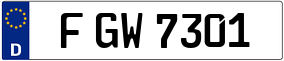 Truck License Plate